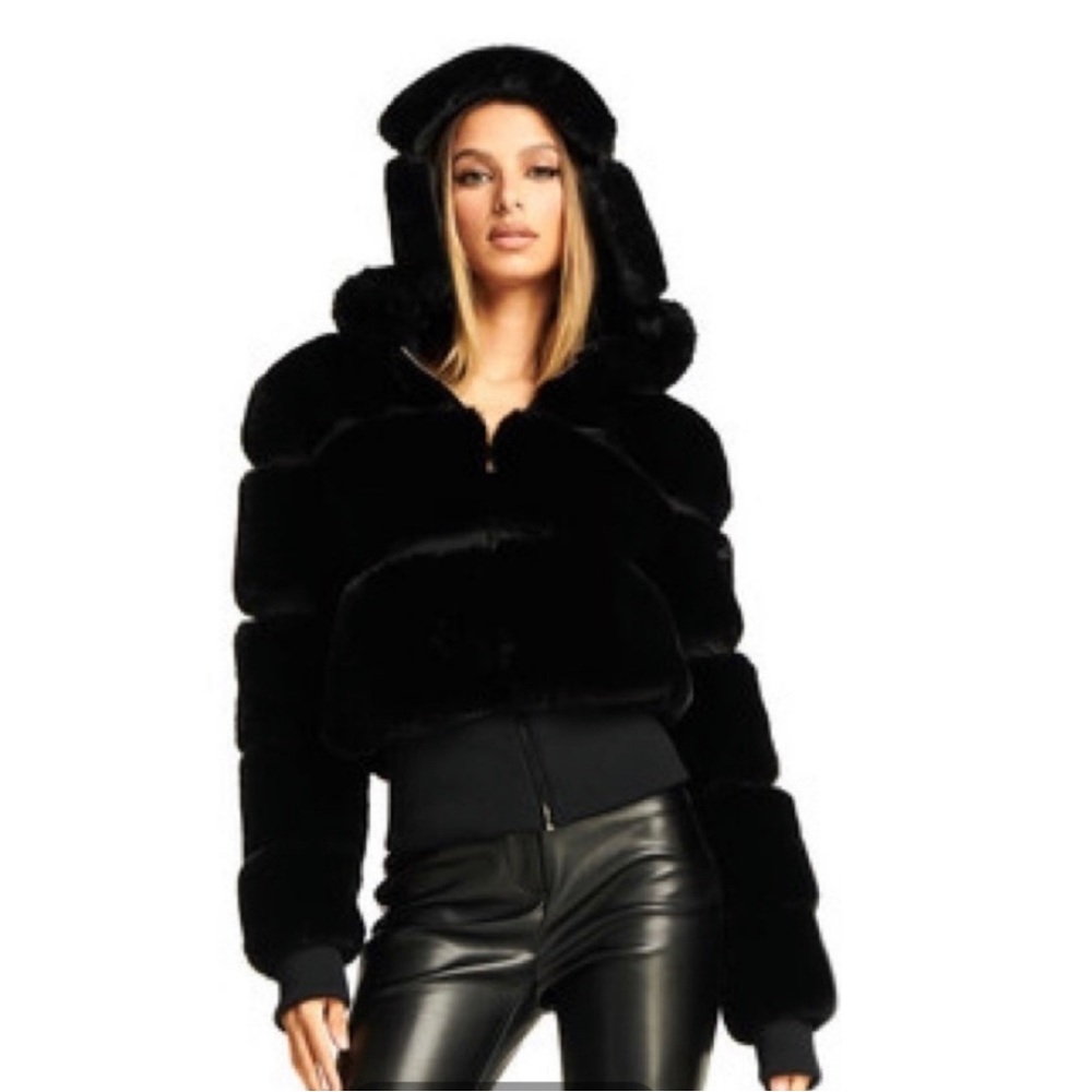 I.am.Gia. / I Am Gia faux fur hoodie puffer jacket